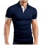 Men's Collar Hollow Short-sleeved Polo Shirt Breathable Carousel 2