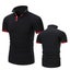 Men's Collar Hollow Short-sleeved Polo Shirt Breathable Carousel 6
