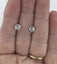 18K White Gold Crystal Stud Earrings "Aimee" Carousel 5