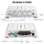 12V 400 Watt Car Audio Stereo Amplifier 2.1Channel HiFi Speaker Power Amp S Carousel 6