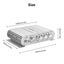 12V 400 Watt Car Audio Stereo Amplifier 2.1Channel HiFi Speaker Power Amp S Carousel 8