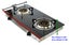 2 Double Burner Gas Cooktop Tempered Glass Countertop Gas Stove Wok Burner Hob Carousel 10
