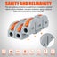 50X Reusable Spring Lever Terminal Block Electric 28-12AWG Wire Cable Conne Carousel 4