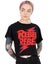 David Bowie Black Cropped Short Sleeved T-Shirt (Womens) Carousel 4