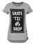 Two Legged Dog Grey Short Sleeved T-Shirt (Womens) Carousel 1