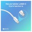 Promate EcoLine 1.2M USB-C to USB-C Cable - White Carousel 3