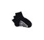 9 X Bonds Womens Cushioned Logo Quarter Crew Socks Black Carousel 1