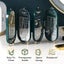 2Pcs Foldable Earring Holder Dustproof Earring Necklace Display Stand Jewelry Bo Carousel 4