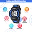 Kids Digital Sport Watch, Boys Girls Waterproof Sports Outdoor Watches, Chi Carousel 4