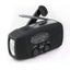 Hand Crank Self Powered Solar Emergency Radios With LED Flashlight -Black Carousel 1