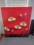 Beautiful Shabby Chic Poppy Canvas Painting Carousel 1