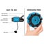 Gesture Sensing RC Stunt Car with Light Music Off-Road Car Toy -Blue Carousel 4