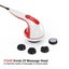 Handheld Vibration Massager Red - 4 Interchangeable Heads Adjustable Speed Carousel 2