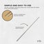 1x 8" Silver Rods 18 Gauge 99.99% High Purity Fine Soft Wire Colloidal Electrode Carousel 5