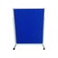 Mobile Office Screen 1250mm Wide with Texspecs Brushed Fabric Double Sided Pi... Carousel 1