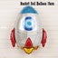 NEW new Kid's Birthday Decorations Party Balloons - Rocket Ship *Clearance* Carousel 3