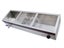 Hot Food Warmer Bain Marie 3x 1/2 GN Tray + Lids - 1.5kW - Commercial Bainmarie Carousel 3