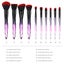 10-Pack Makeup Brush Eyeshadow Foudation Blush Brush Set -Blue Carousel 3