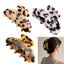 3 PCS Large Plastic Leopard Hair Claw Clips -C Carousel 1