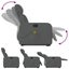 Stand Up Massage Recliner Chair Dark Grey Fabric Txblnib Carousel 6
