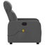Massage Recliner Chair Dark Grey Fabric Txblnla Carousel 8