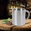 Portable Student SS Double Wall Mug Travel Camping Coffee Tea Milk Cup Durable Carousel 1