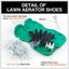 1 Pair Grass Spiked Lawn Aerator Sandals Shoes Tool Cultivator Carousel 3