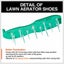 1 Pair Grass Spiked Lawn Aerator Sandals Shoes Tool Cultivator Carousel 4