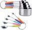 Set Of 10 Measuring Cups Measuring Spoons, 5 Stainless Steel Measuring Spoons, 5 Carousel 1