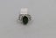 Stg Silver Ring with Greenstone Carousel 5