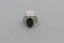 Stg Silver Ring with Greenstone Carousel 8