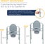 3-in-1 Folding Commode - Safety, Comfort & Easy to Transport Carousel 4