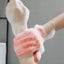 Nylon Five-finger Bath Gloves Exfoliating Gloves for Massage Sauna Carousel 2