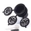 5Pcs Stainless Steel Reusable Coffee Filters Set Refillable Coffee Carousel 4