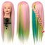 Colorful Hairdressing Training Head With Clamp Hair Mannequin Practice Doll Carousel 3