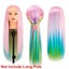 Colorful Hairdressing Training Head With Clamp Hair Mannequin Practice Doll Carousel 5