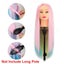 Colorful Hairdressing Training Head With Clamp Hair Mannequin Practice Doll Carousel 6