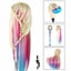 Colorful Hairdressing Training Head With Clamp Hair Mannequin Practice Doll Carousel 3
