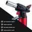Gourmet Kitchen Refillable Butane Kitchen Blow Torch - Red And Black Carousel 6