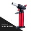 Gourmet Kitchen Refillable Butane Kitchen Blow Torch - Red And Black Carousel 7