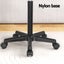 Laptop Desk Portable Height Adjustable Table Caster Wheels 60cm Black Carousel 6