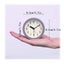 Alarm Clock Kids Luminous Lamp Mute Without Ticking Round Alarm Clock (Grey) Carousel 2