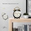 Retro Small Alarm Clock Metal Bell Clock, Loud Alarm Clock Study Desk Clock Carousel 4