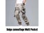 Men's Casual Hip Hop Joggers Cargo Pants With Pocket Ribbons Carousel 5