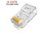 1/10/50Pcs Pass Through RJ45 Cat6/Cat5e Connectors Crystal End Gold-Plated 8P8C Carousel 5
