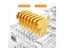 1/10/50Pcs Pass Through RJ45 Cat6/Cat5e Connectors Crystal End Gold-Plated 8P8C Carousel 7