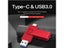 New Type C 2TB USB Flash Drive OTG 2 IN 1 Pen Drive USB Stick High Speed 3.0 Carousel 4