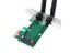 Wireless Network Card WiFi Mini PCI-E Express To PCI-E Adapter 2 Antenna Carousel 7