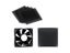 5PCS Cuttable Black PVC PC Fan Dust Filter Dustproof Case Computer Mesh Cooling Carousel 7