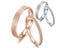 Classic Simple Matte Narrow/Wide Ring Titanium Steel For Women Trendy Tail Ring Carousel 3
